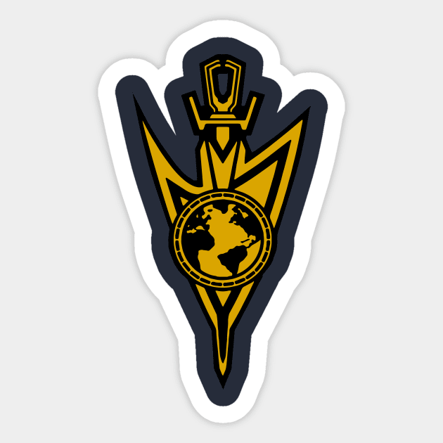 Terran Empire Gold Sticker by Darthatreus